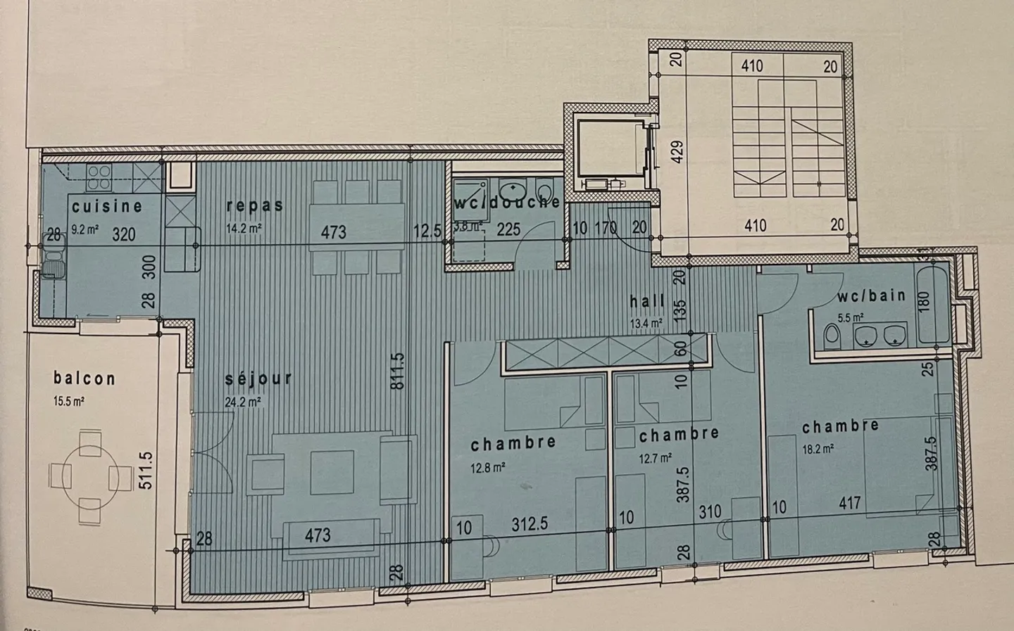 4,5-Zimmer-Wohnung im Stadtteil Cormanon in VsG - Foto 12 von 12