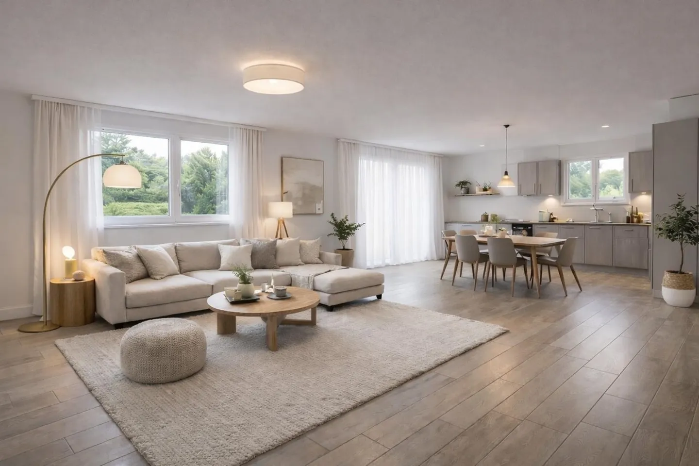 Magnificent 4.5 rooms with private garden of approximately 300 m2 - Photo 3 of 11