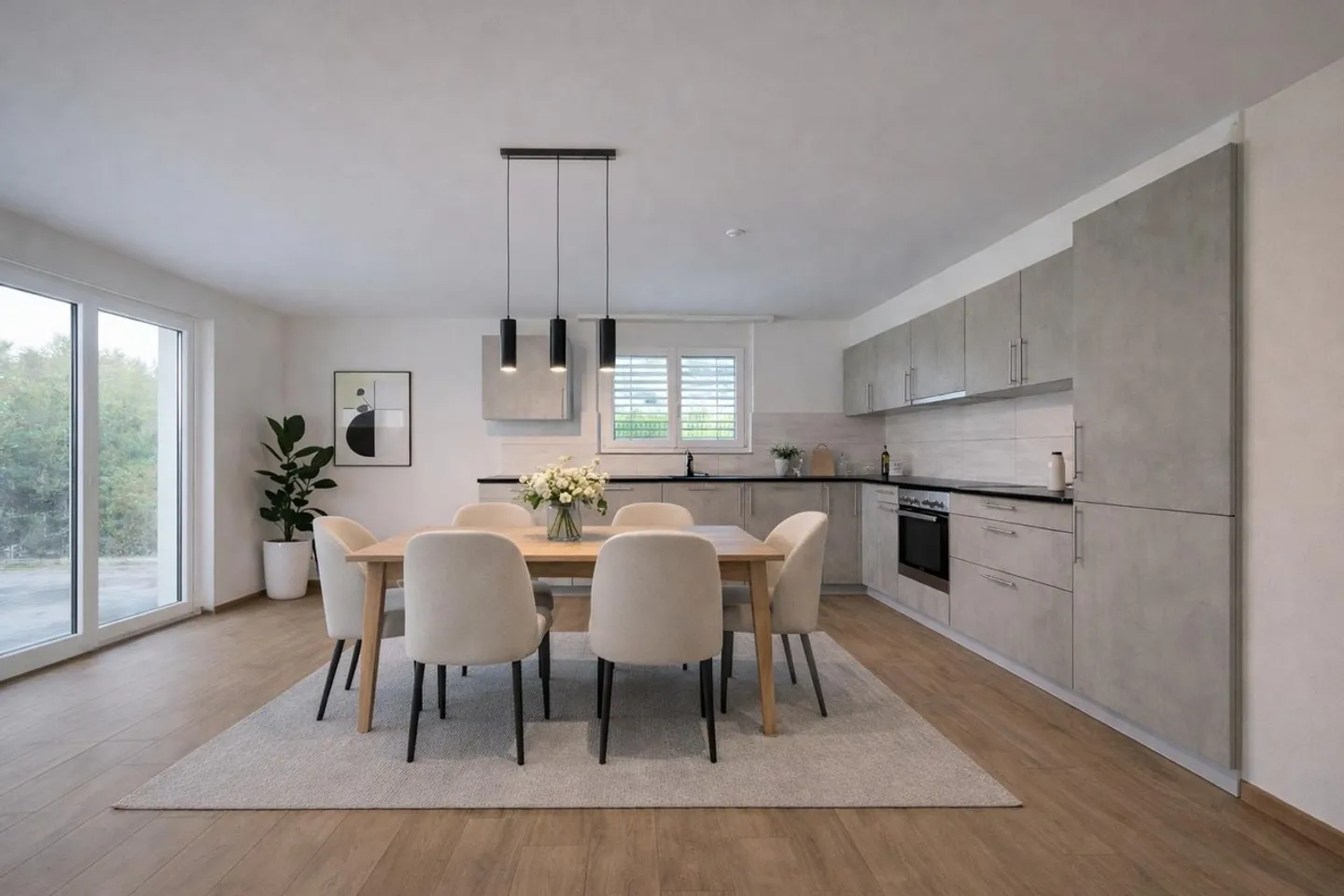 Magnificent 4.5 rooms with private garden of approximately 300 m2 - Photo 4 of 11