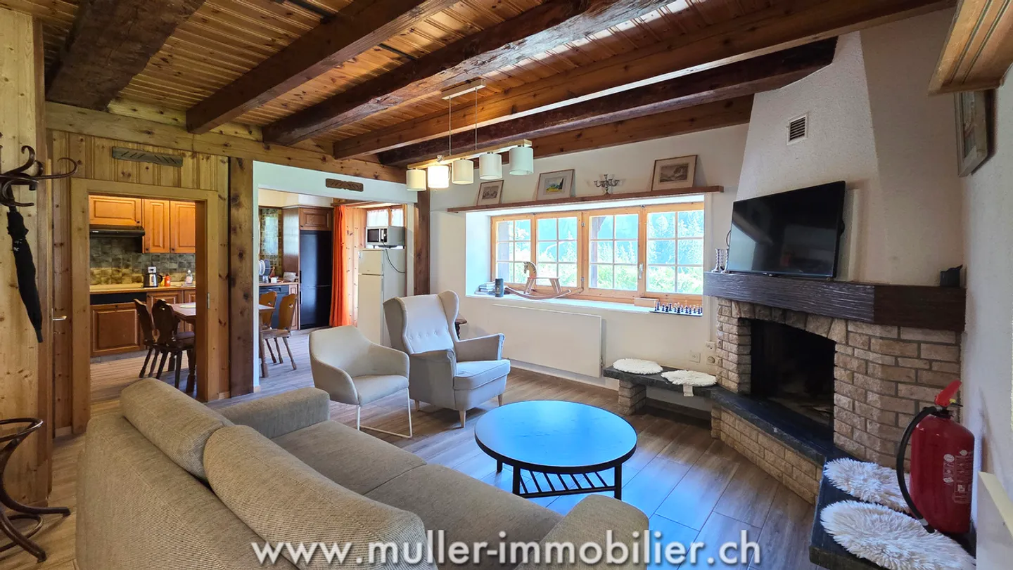 Spacious chalet with a view of the Dents du Midi in Champéry - Photo 3 of 13