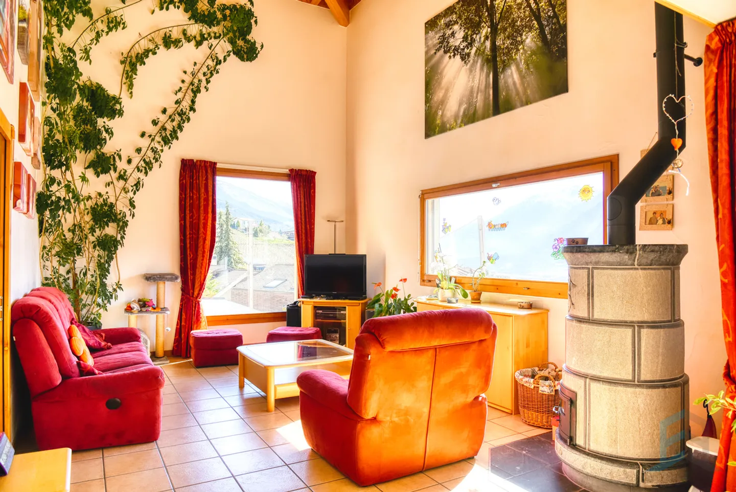 Exclusive Magnificent Detached Villa of 4.5 Rooms on the Heights of Miège - Photo 2 of 13