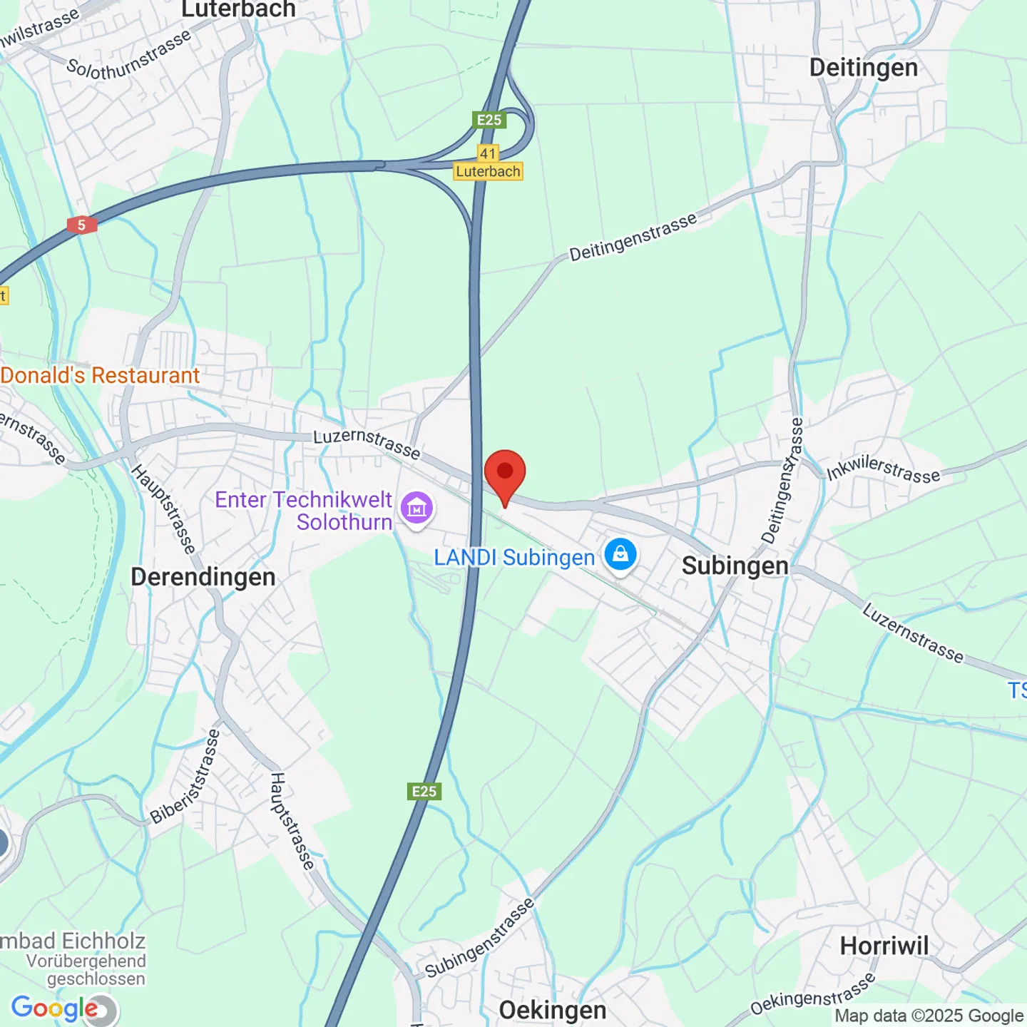 Parking extérieur dans la zone industrielle de Subingen - Photo 3 sur 3