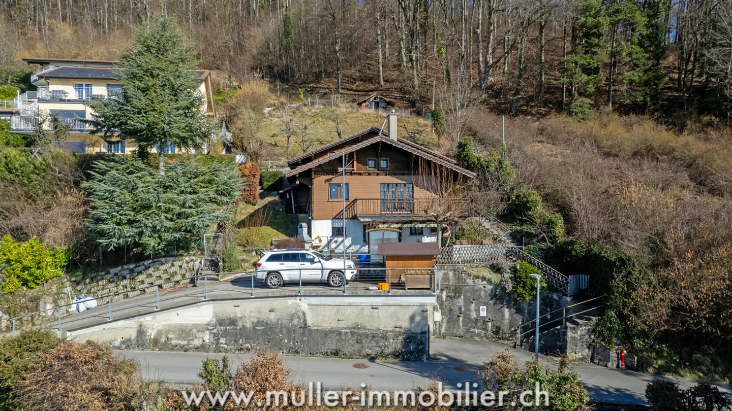 Chalet with exceptional view on buildable plot in Grandvaux - Photo 12 of 13