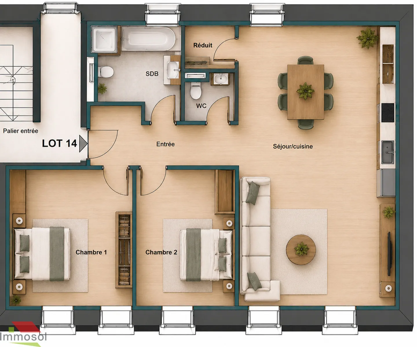 Ollon - Neue 3,5-Zimmer-Wohnung mit Garten - Foto 10 von 13