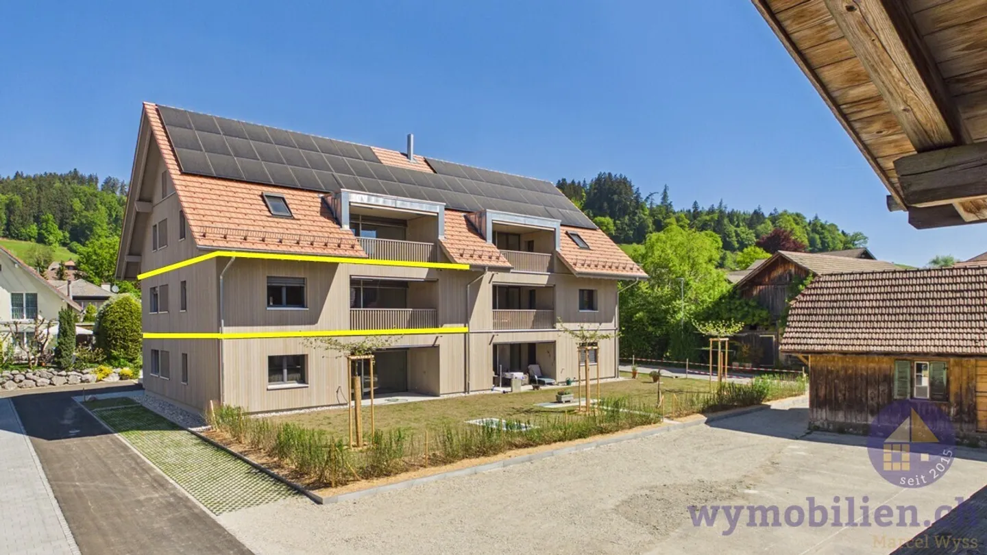 Ultimo appartamento nuovo di 3,5 stanze | Pronto per essere abitato il 01.09.2026 | Lützelflüh - Foto 1 di 11