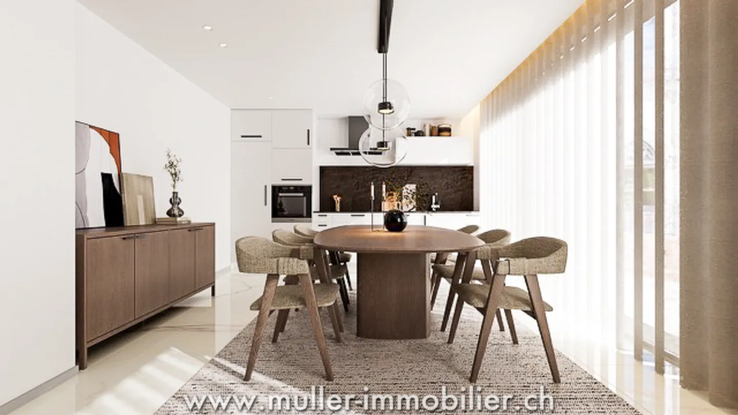 Magnificent new penthouse in Chavannes-les-Forts, Siviriez - Photo 4 of 13