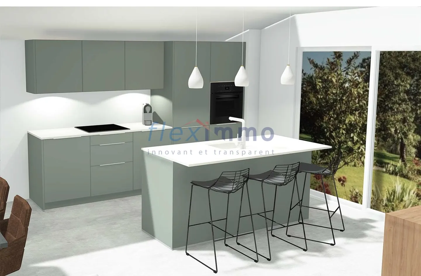 Magnifico duplex attraversante con balcone e grande terrazza - Foto 3 di 5