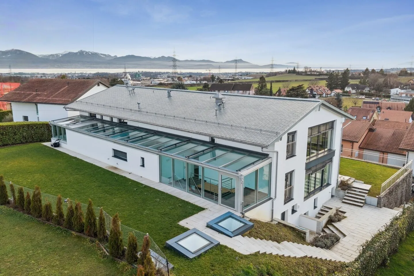 Villa eccezionale di 8,5 locali, vista lago e Alpi, 9 posti auto sotterranei - Foto 13 di 13