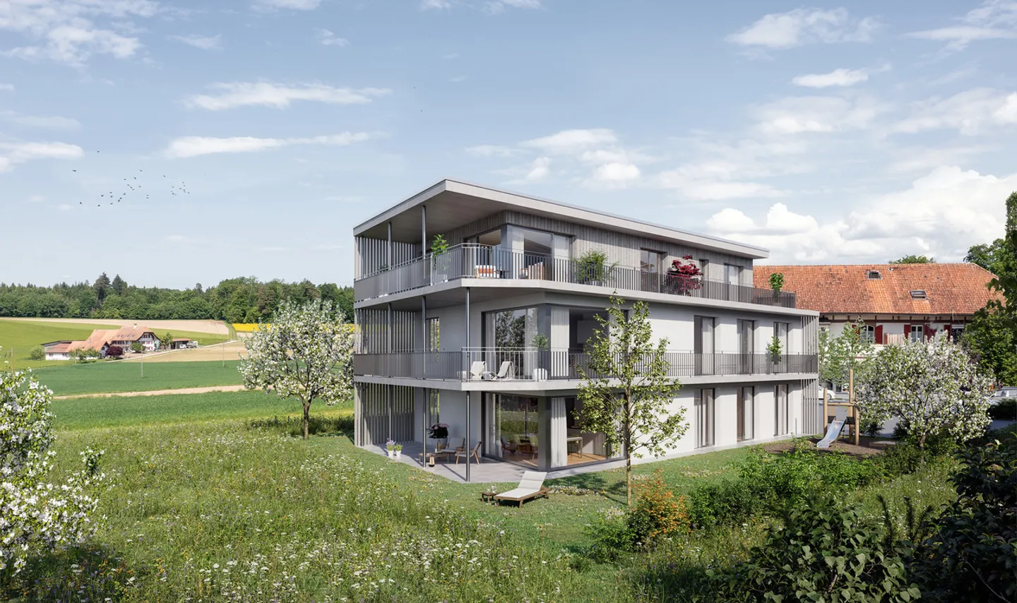 Geräumige moderne Wohnung in der Natur - Foto 4 von 5