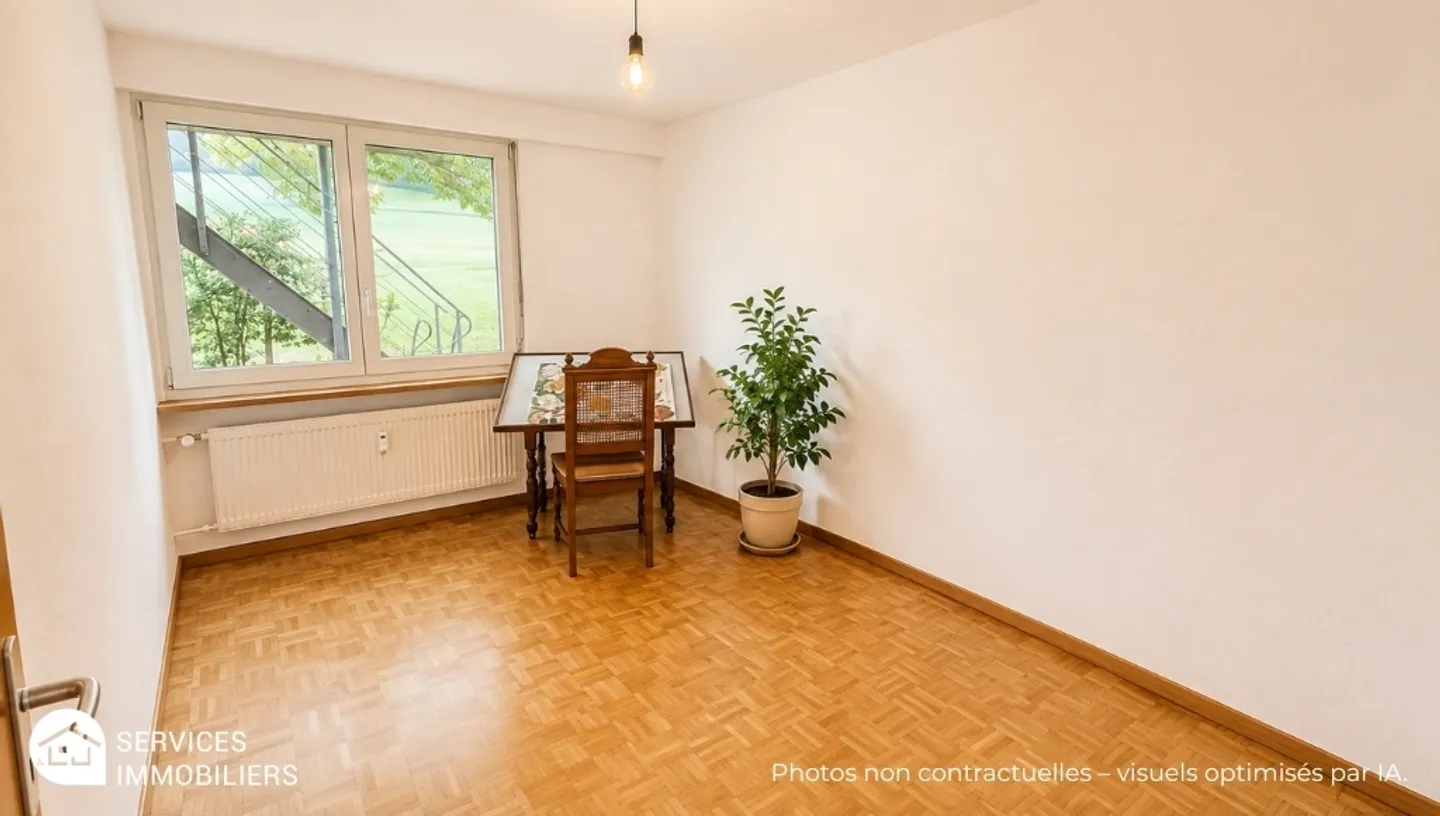 Charmant appartement en rez-de-jardin au coeur du Parc Chasseral - Foto 13 von 13