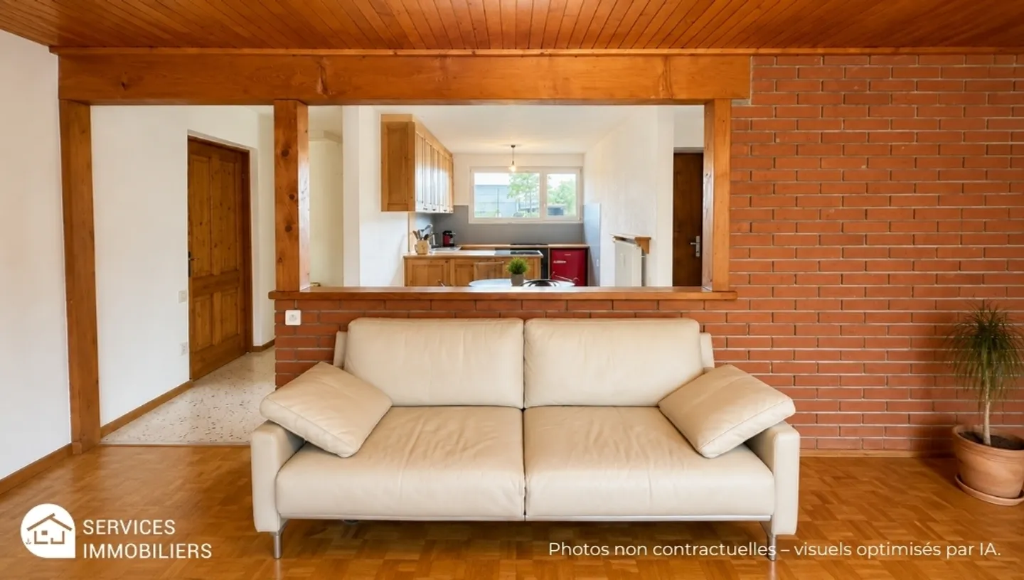 Charmant appartement en rez-de-jardin au coeur du Parc Chasseral - Foto 10 von 13