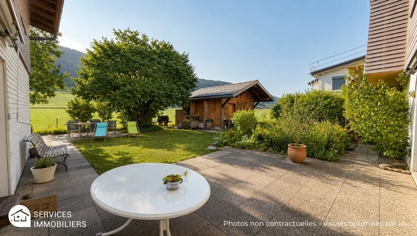 Charmant appartement en rez-de-jardin au coeur du Parc Chasseral - Foto 4 von 13