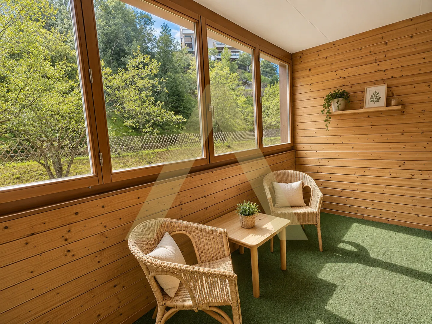 Cosy appartement meublé avec loggia dans un cadre verdoyant - Foto 1 von 13