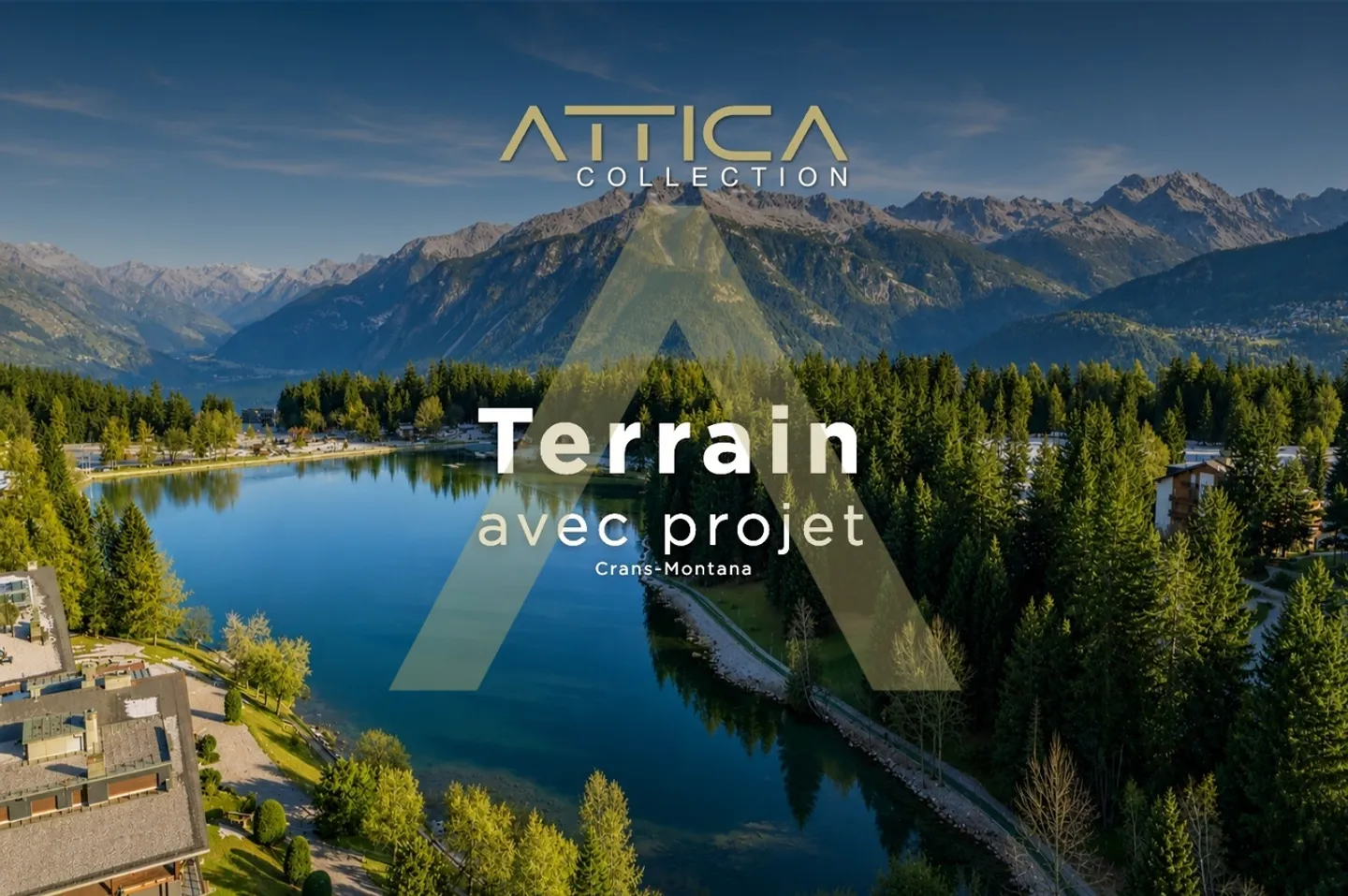 Terrain avec projet à constrruire au coeur de Crans-Montana - Foto 1 di 4