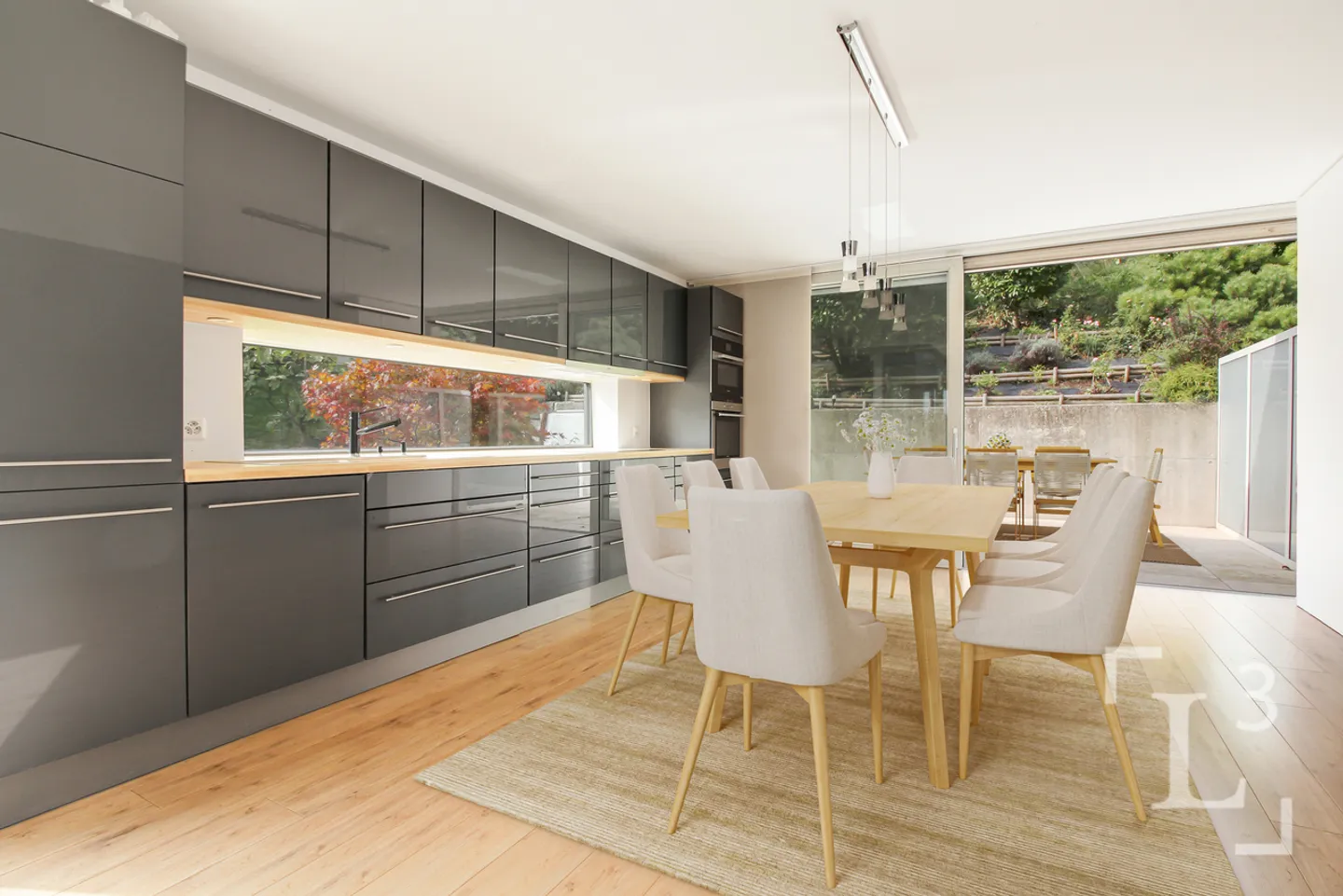 Maison contemporaine en pignon avec jardin et vue les Alpes - Foto 8 di 13