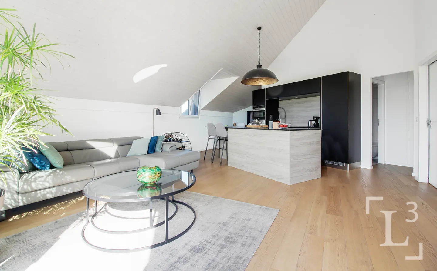 Centre-ville! Attique de standing 3.5 pièces avec balcon - Foto 6 di 13