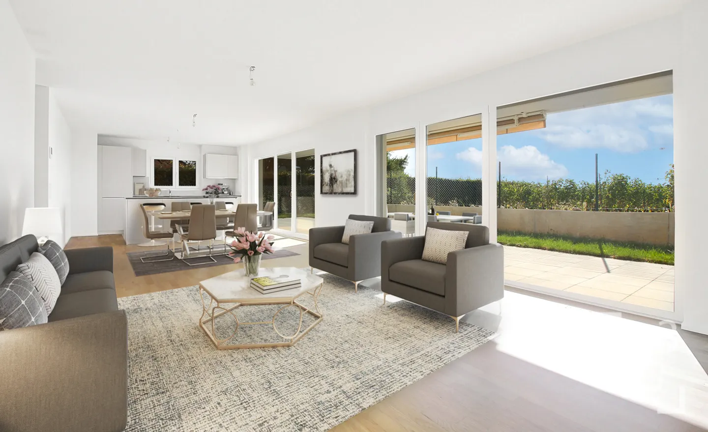 New! Family apartment on garden level - Photo 1 of 13