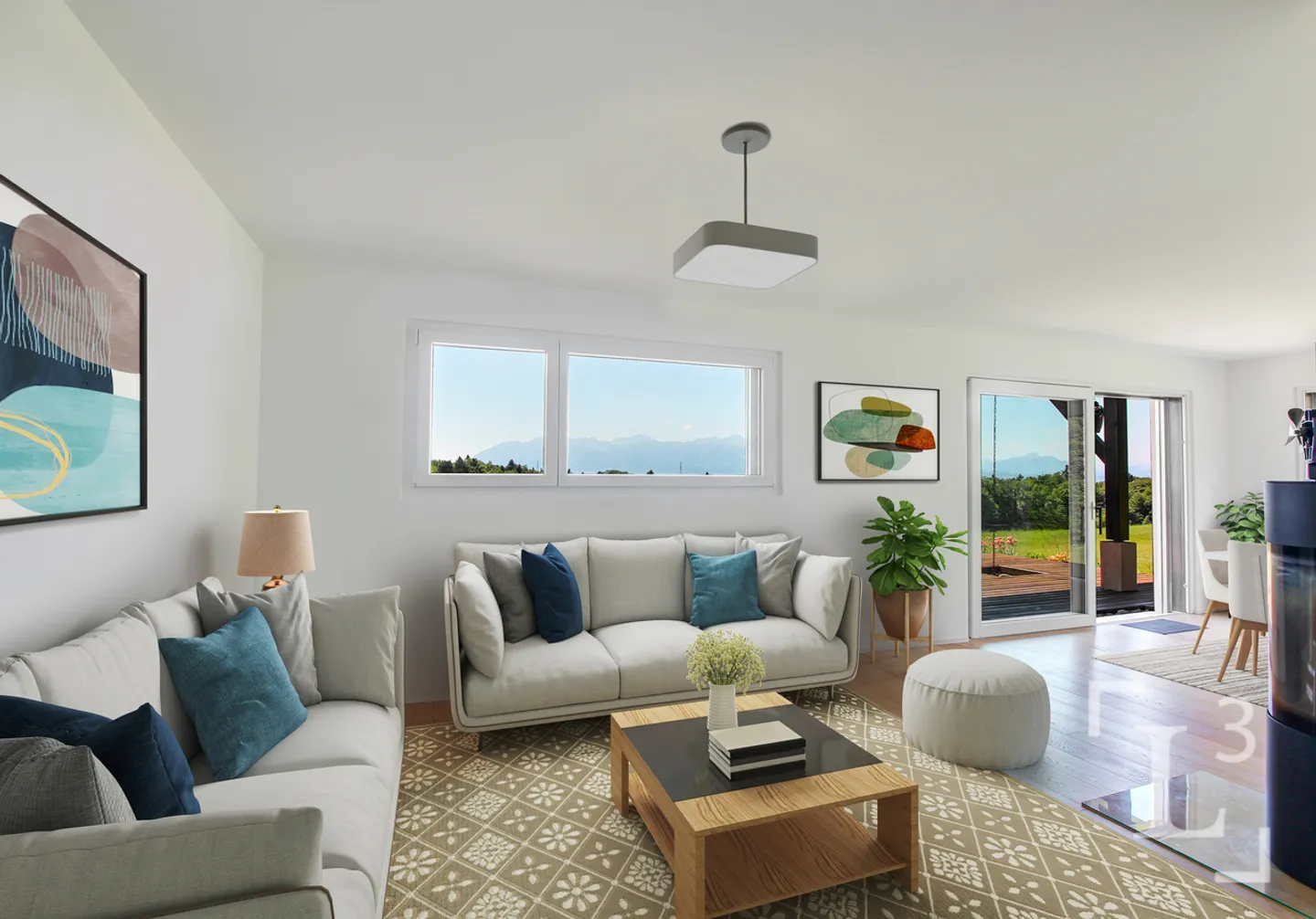 Spacious property with large garden and view of the Alps - Photo 5 of 13