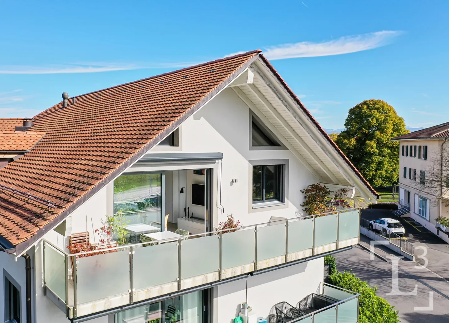 Centre-ville! Attique de standing 3.5 pièces avec balcon - Foto 1 di 13