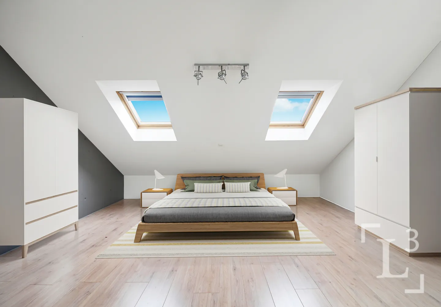 Maison contemporaine en pignon avec jardin et vue les Alpes - Photo 12 sur 13