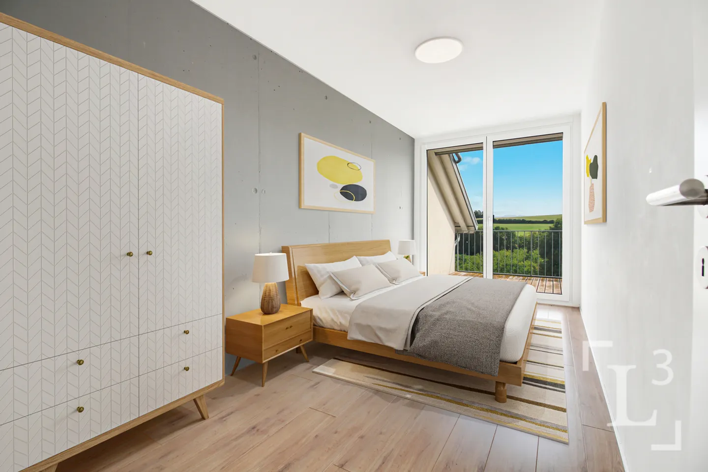 Maison contemporaine en pignon avec jardin et vue les Alpes - Photo 10 sur 13