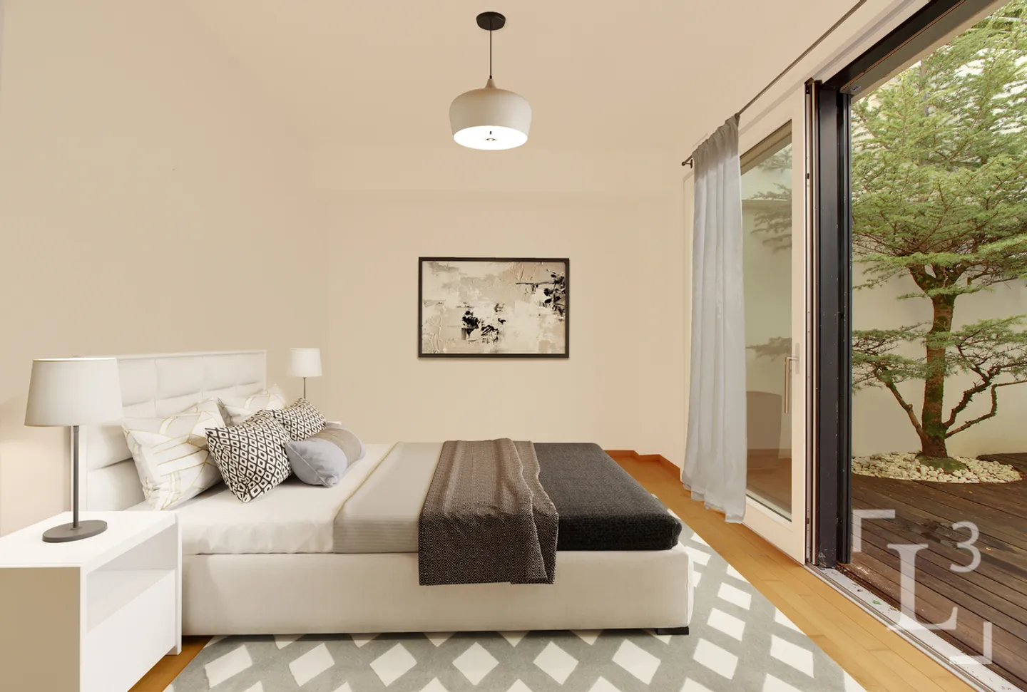 Wohnung mit Garten und Panoramablick auf den See - Foto 11 von 13