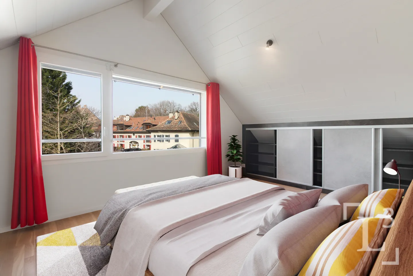 Attic duplex with large balcony and lake view - Photo 11 of 13