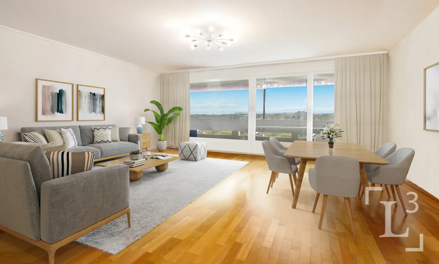 Seeblick! 5,5-Zimmer-Wohnung mit Balkonen - Foto 2 von 13