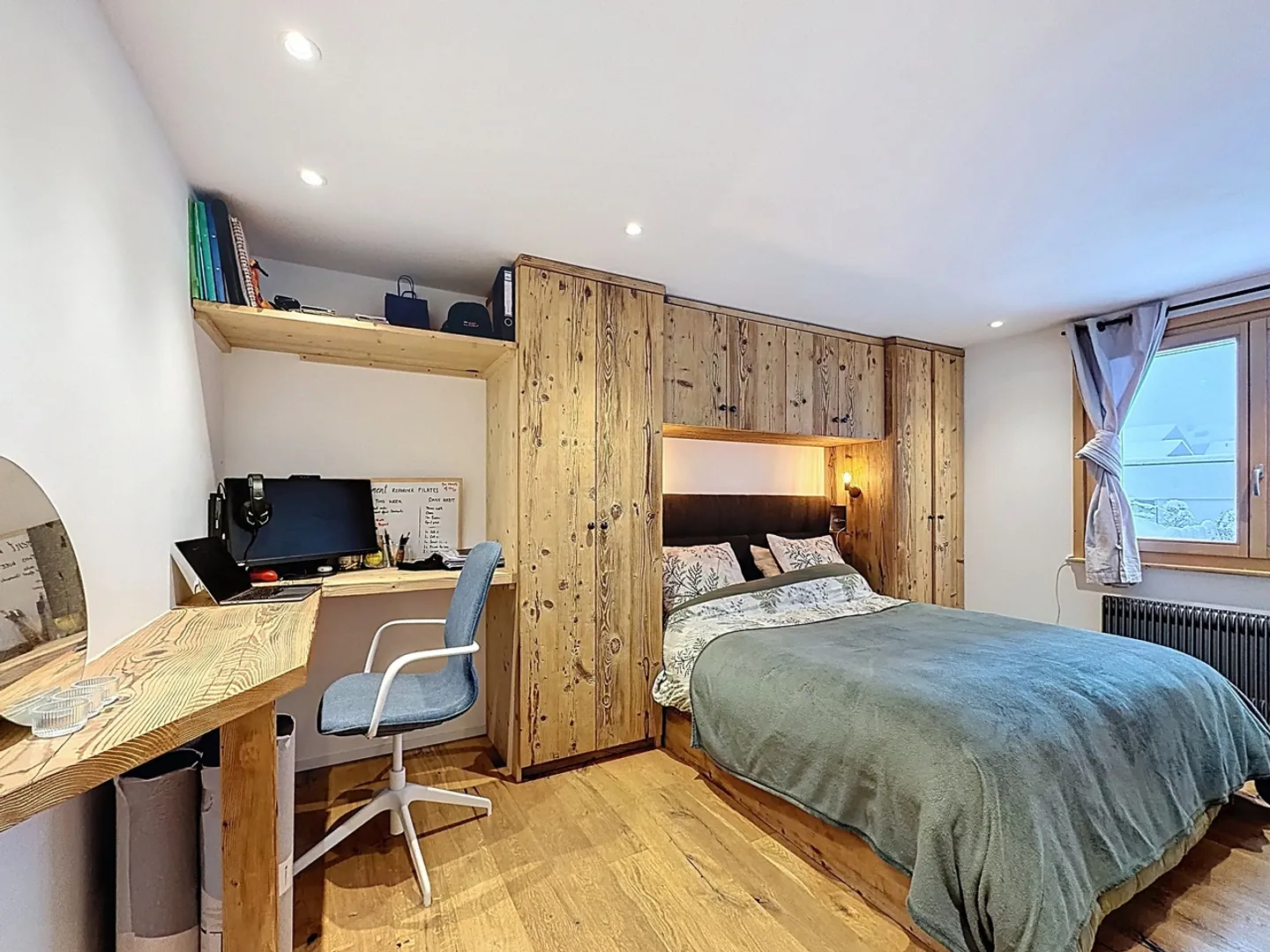 Renovierte Wohnung, zeitgenössischer Chalet-Stil im Herzen von Verbier - Foto 5 von 7
