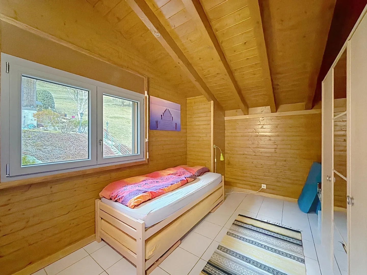 Renoviertes Haus in Vollèges mit freiem Blick und nach Süden ausgerichteter Terrasse - Foto 4 von 13