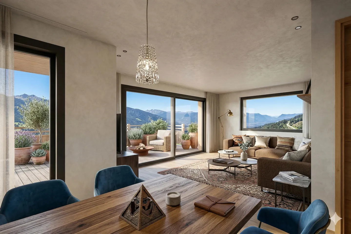 Wenn Modernität und Berge aufeinandertreffen - Foto 1 von 9