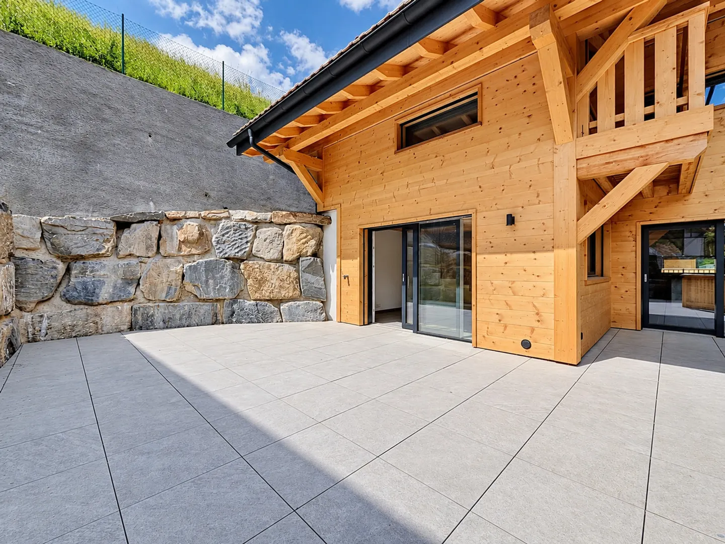Neues Chalet mit 4 Zimmern 120m² in Val-d'Illiez mit Terrasse - Foto 4 von 13