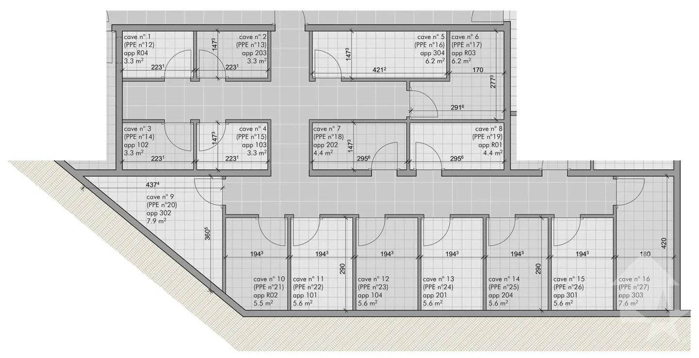 Geräumige Wohnung, 3,5 Zimmer, 98 m2, im 1. Stock eines neuen Gebäudes - Foto 13 von 13