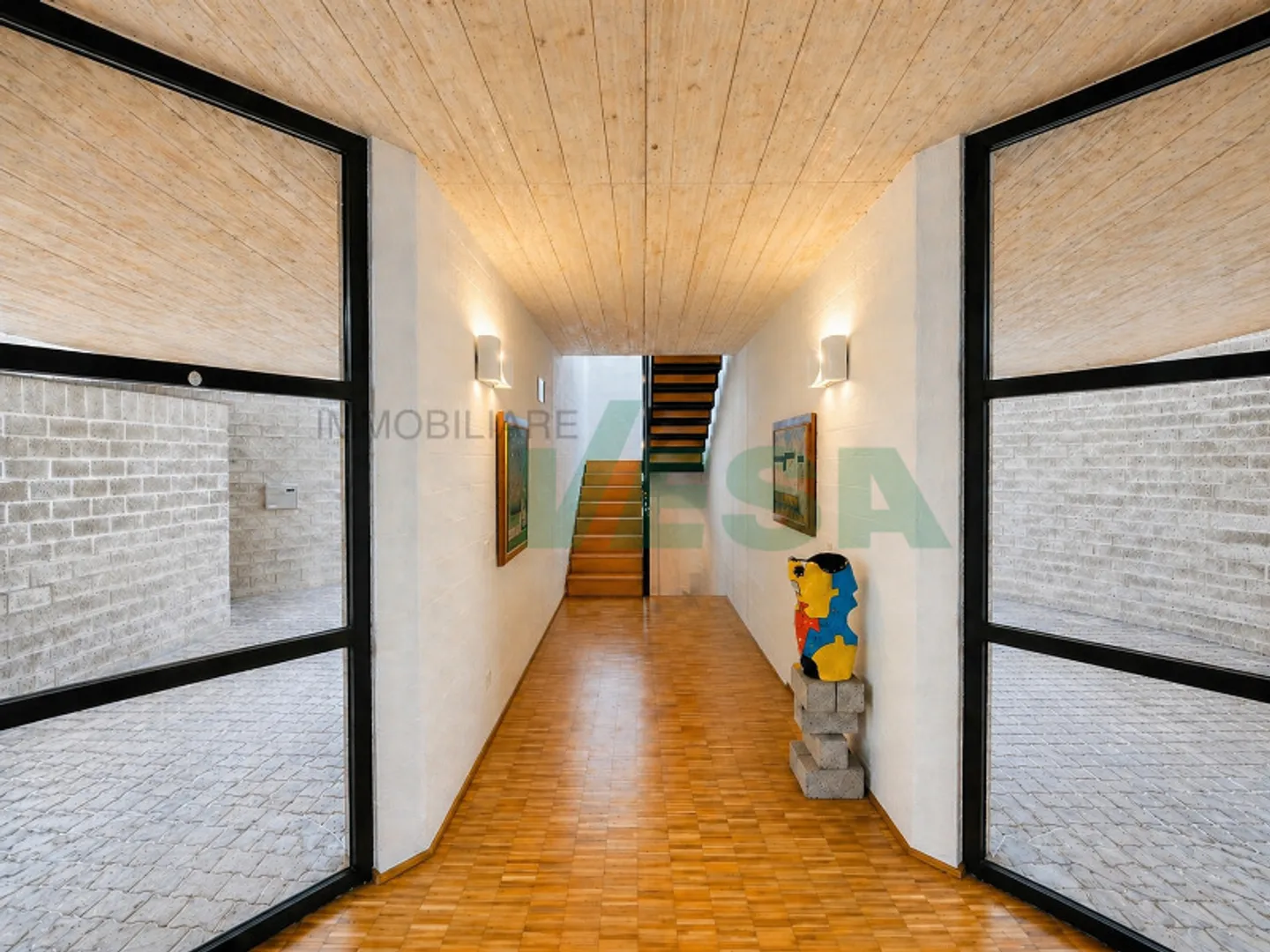 Villa iconique "Casa Rotonda" signée Mario Botta avec beau jardin - Photo 9 sur 13