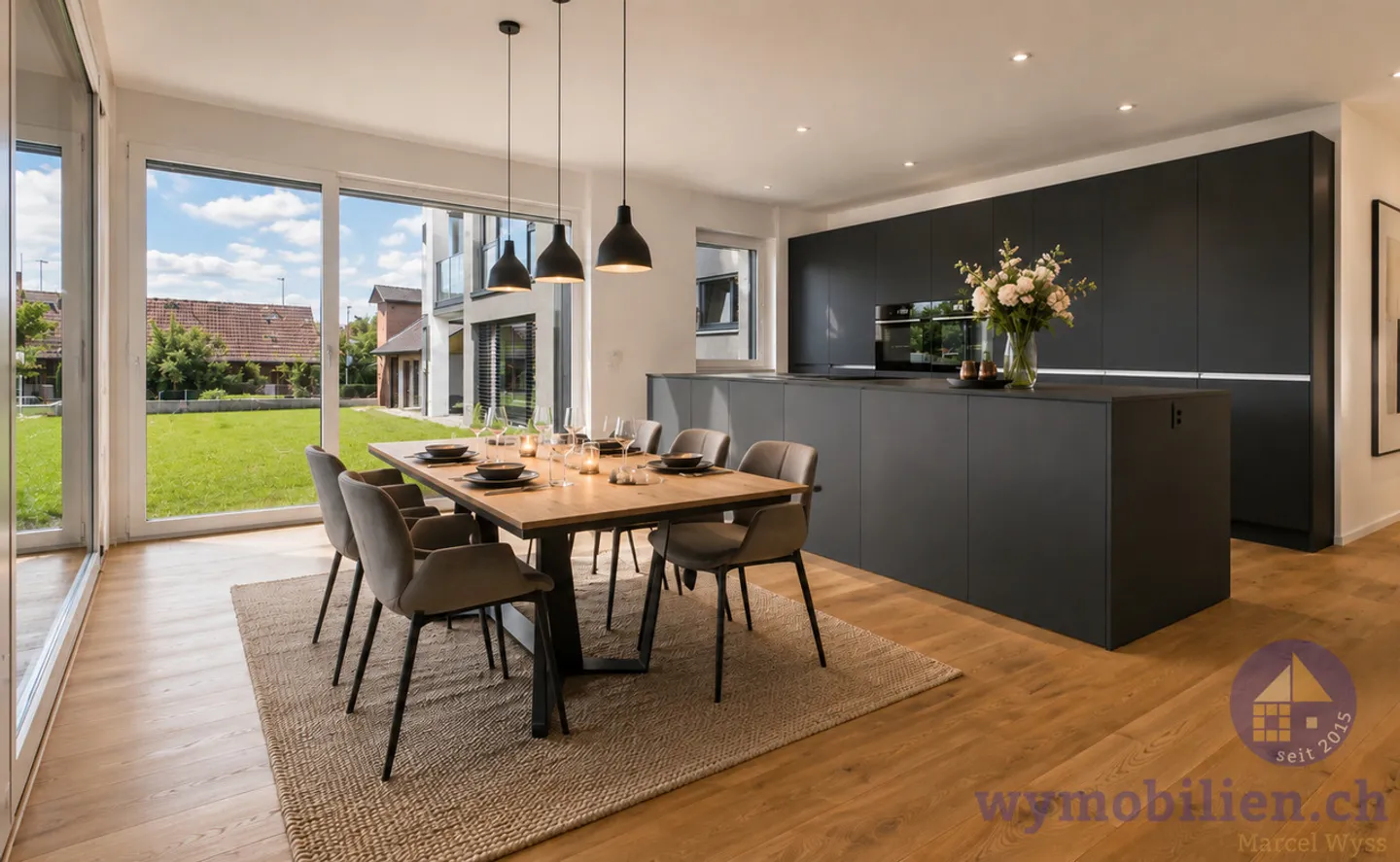 Privater Gartenbereich - 4.5 Zimmer, 2 Bäder - Foto 4 di 13