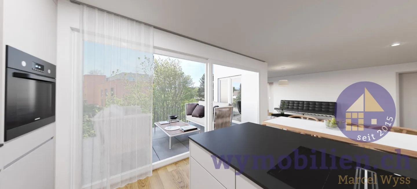 Début de la construction à Kirchberg : condominium de 4 1/2 de haute qualité - Photo 3 sur 8