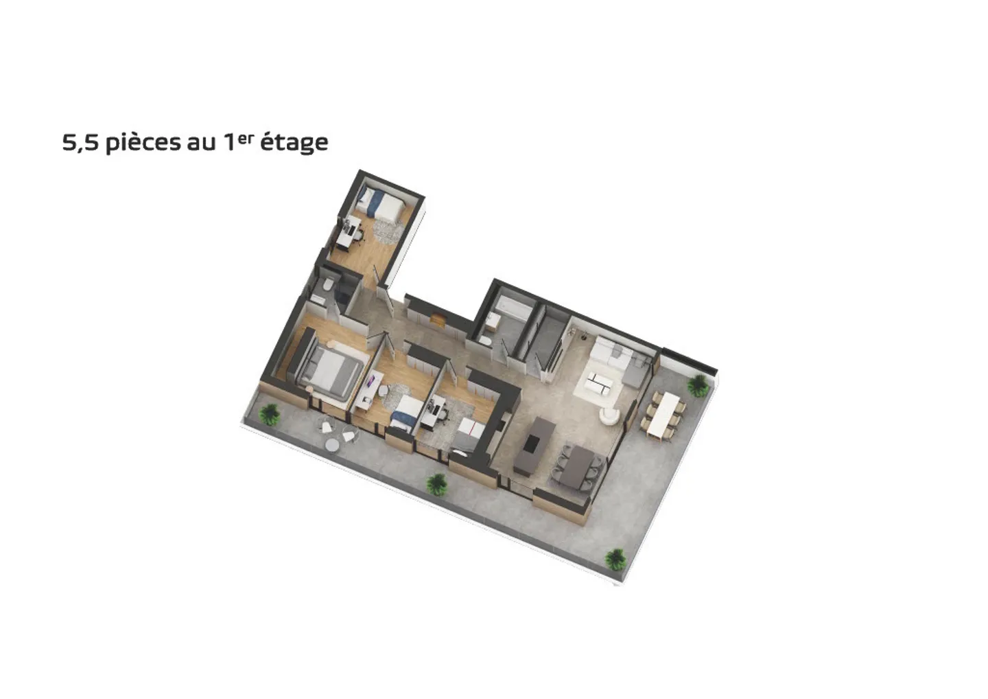 Chermignon, ultimo appartamento nuovo 5.5 stanze in costruzione - Foto 8 di 11