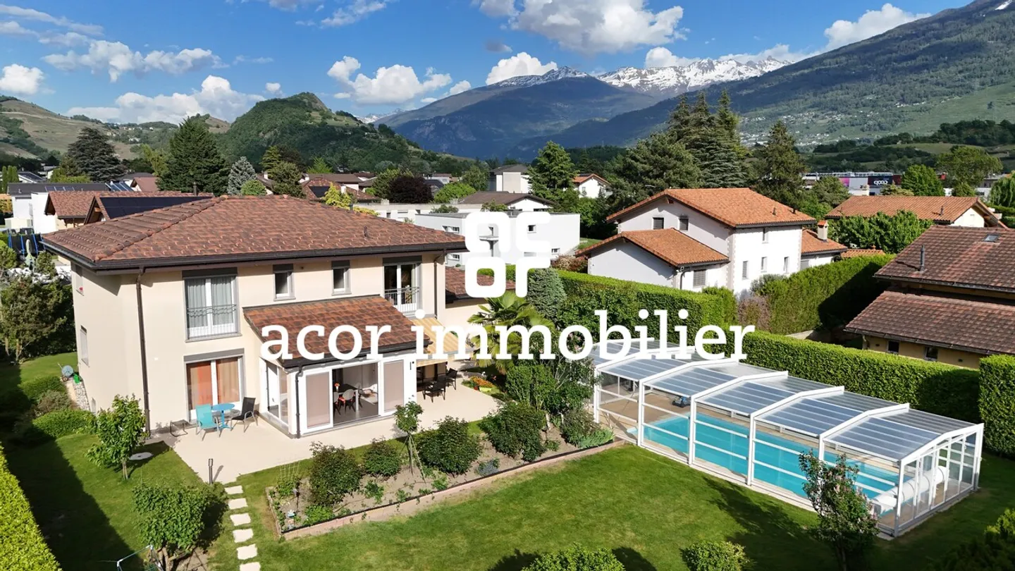 Plan-Conthey - Villa indipendente di 7½ locali con piscina - Foto 1 di 8