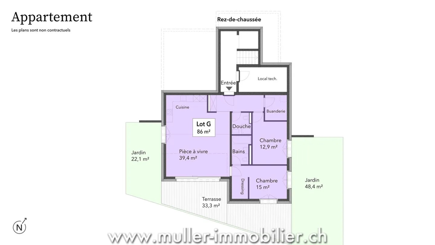 Ultimo appartamento nuovo disponibile - 3 locali con terrazza e giardini - Foto 4 di 13