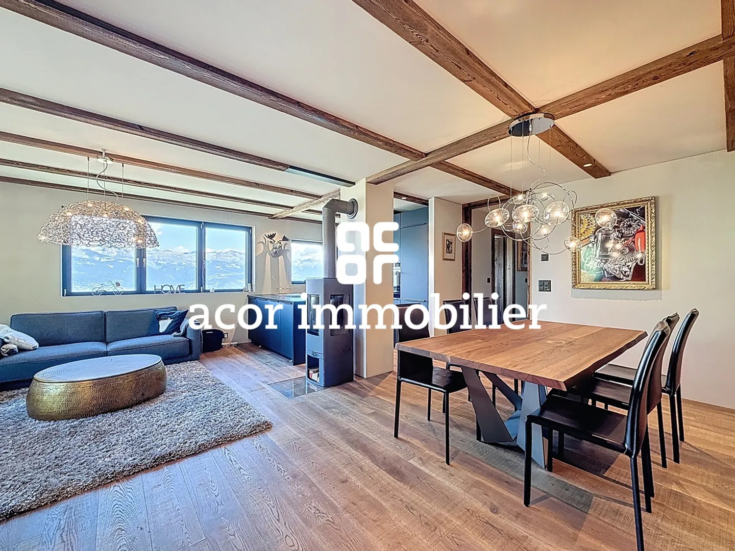 Magnifico chalet completamente ristrutturato situato ai Mayens-de-Sion - Foto 1 di 11