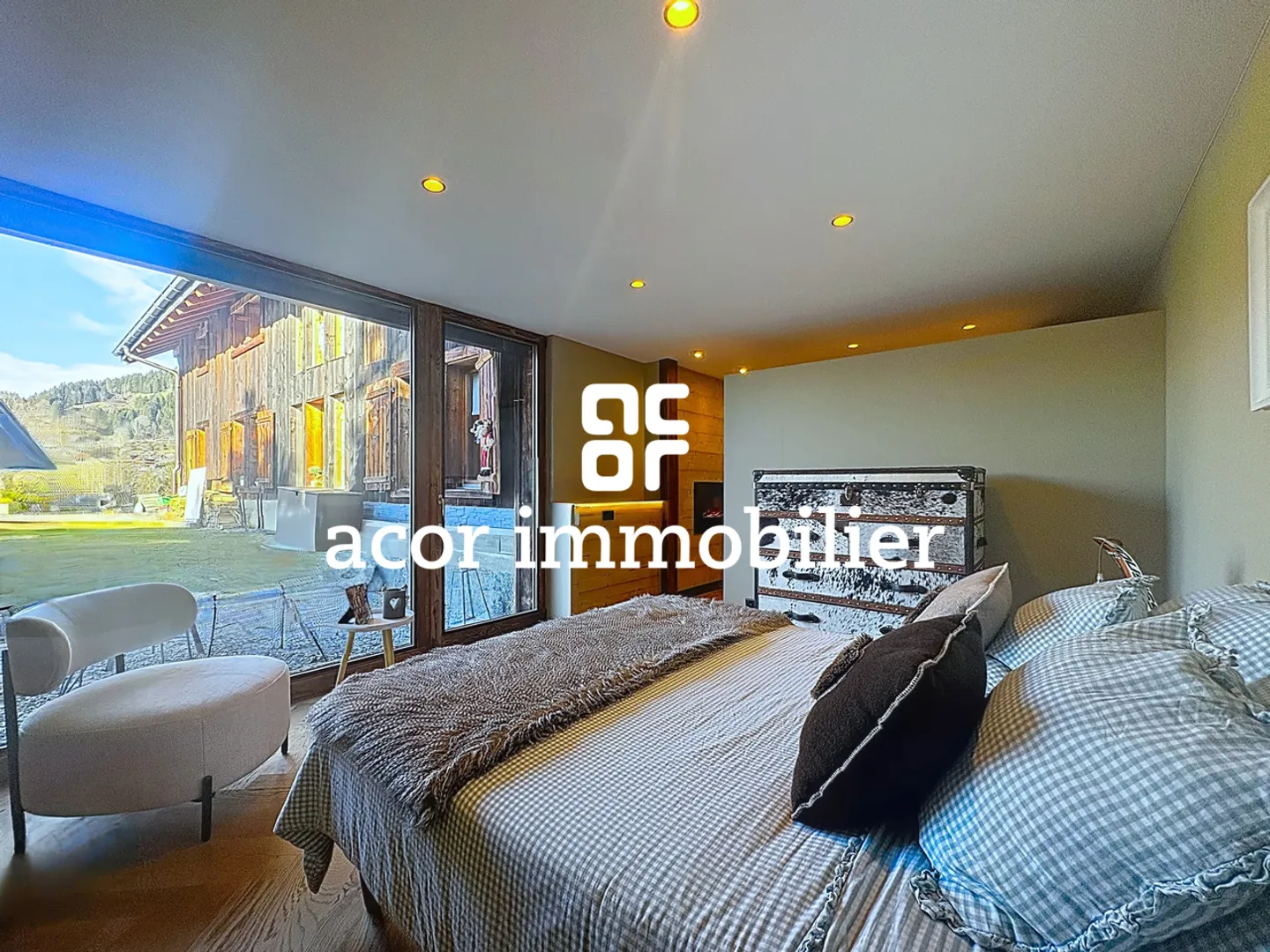 Authentisches und raffiniertes Chalet ideal im Zentrum von Villars gelegen - Foto 2 von 6