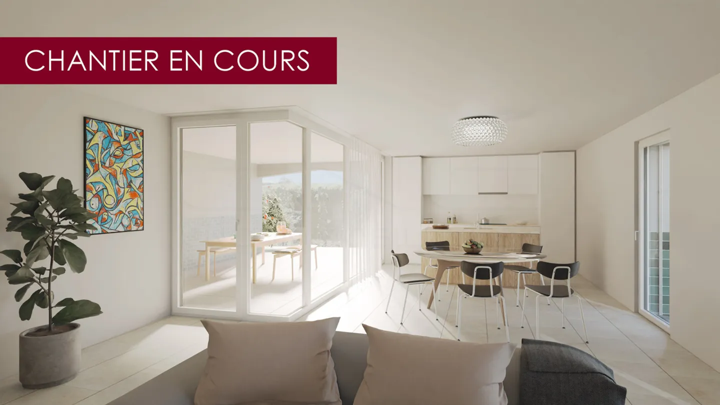 Appartement 2.5 pièces au sommet de l'immeuble ! - Photo 1 sur 12