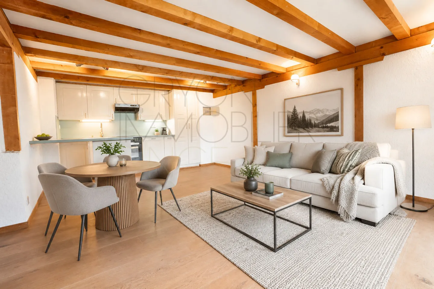 2-room apartment in the center of Gryon, everything within walking distance - Photo 2 of 11