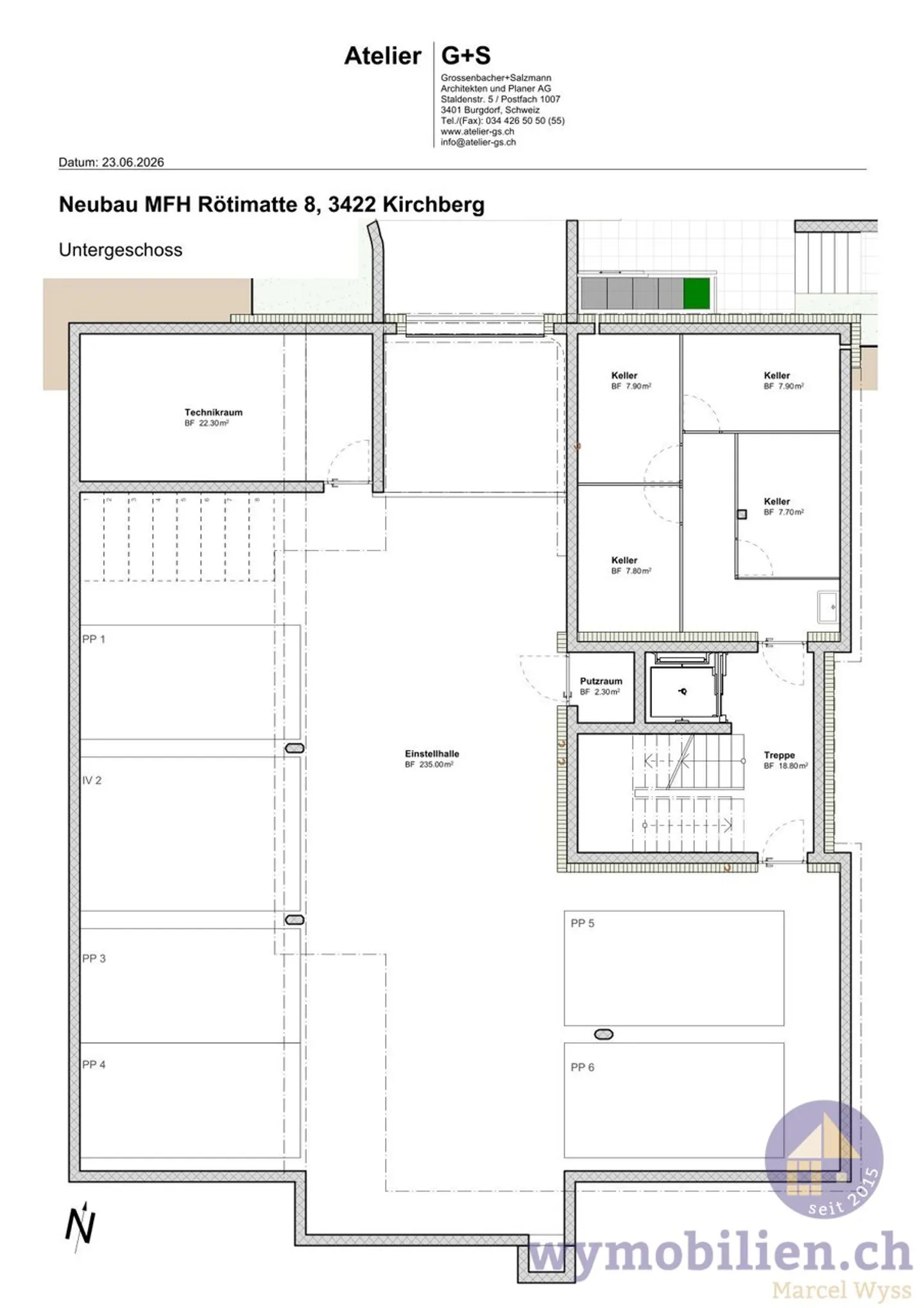 Exclusive 6.5-room maisonette with 169 m² of living space, Kirchberg - Photo 12 of 13