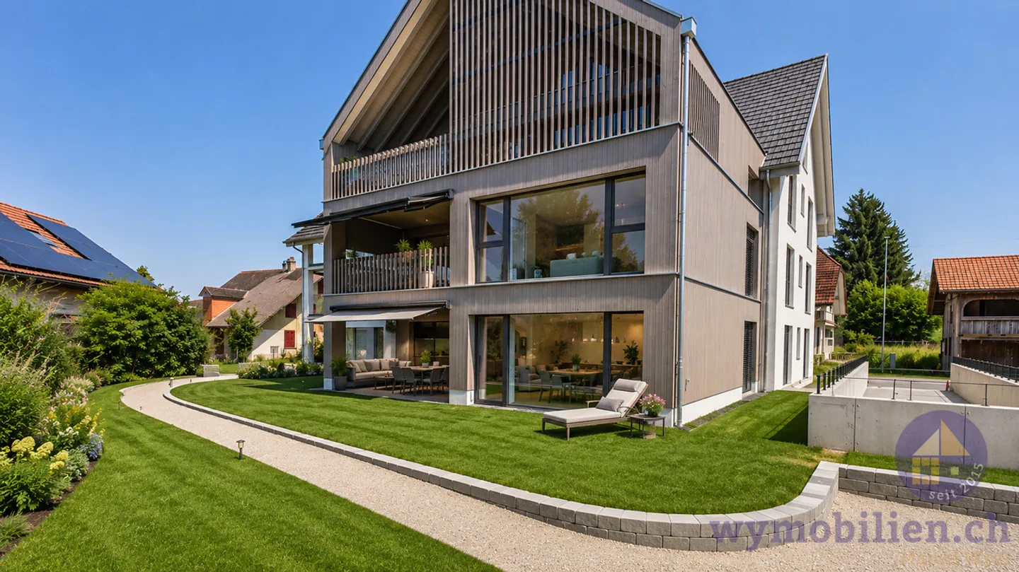 Privater Gartenbereich - 4.5 Zimmer, 2 Bäder - Foto 2 di 13