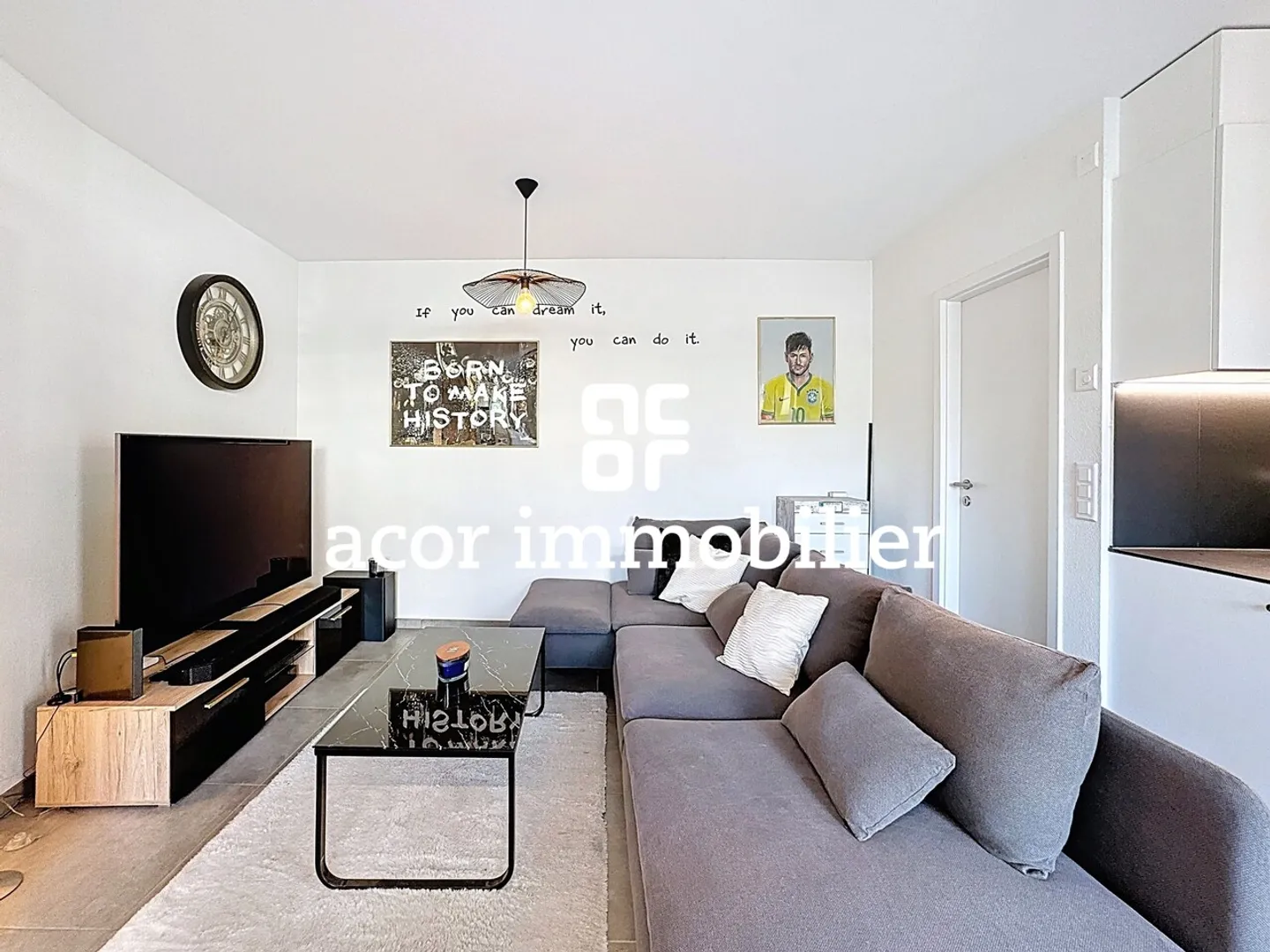 Sion ouest - Appartement indépendant 2½ avec grande terrasse - Photo 2 sur 11