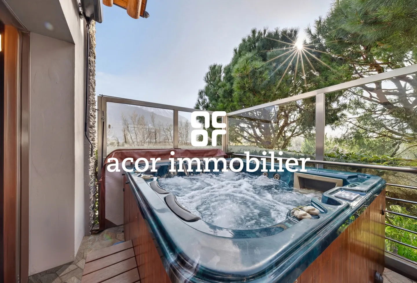 Blockhausvilla im kanadischen Chalet-Stil - Foto 10 von 11