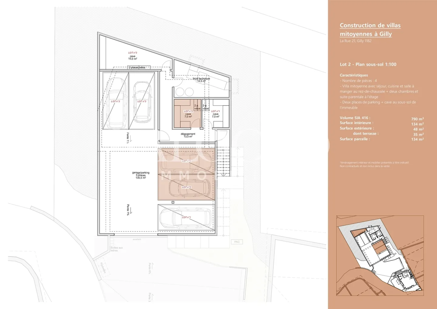 Building Permit in Force - Lot 2 - Semi-Detached Villa in the Heart of the Vaud Vineyard! - Photo 8 of 8