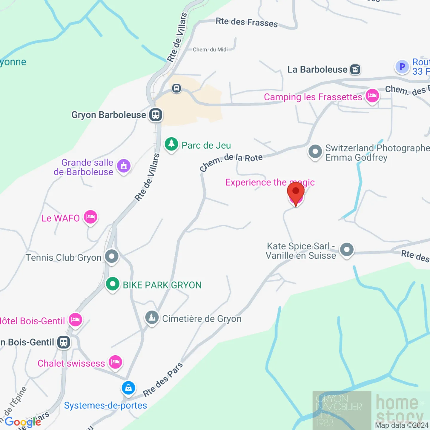 Grundstück in Gryon mit Genehmigung für ein Hauptwohnsitz-Chalet - Foto 5 von 5