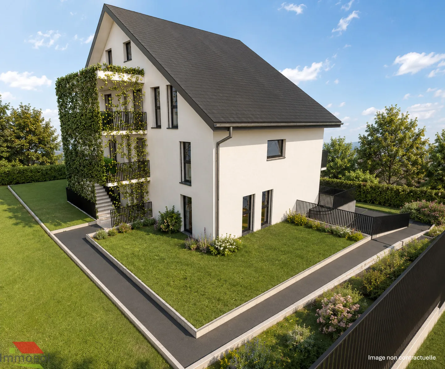 3.5 rooms new in Daillens - Beautiful view of the Jura - Balcony - Photo 4 of 11